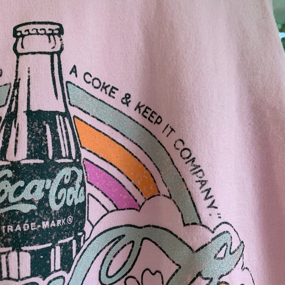 Coca Cola pink ruched tank top - Picture 6 of 9